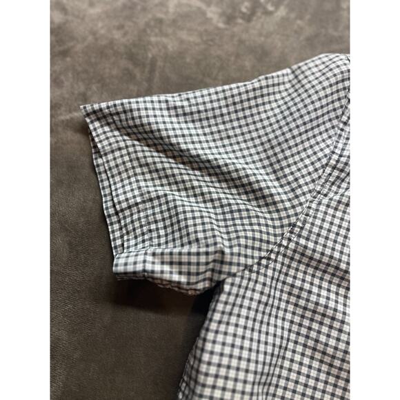 Mountain Khakis Mens M‎ Black Check Short Sleeve Shirt Hiking Outdoors - Picture 2 of 6